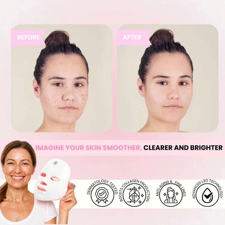 HerGlowFactory LED Facial Mask